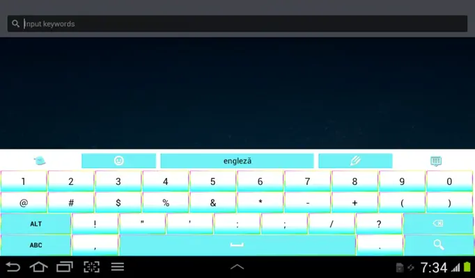 Color Keyboard android App screenshot 2